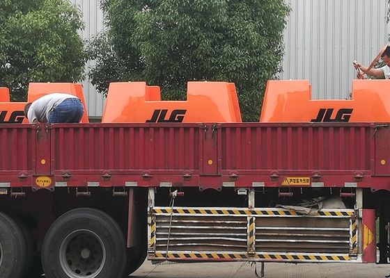 Layanan OEM V-Process Sand Casting Iron Parts Counter Weight FC200 Untuk Aerial Work Platform