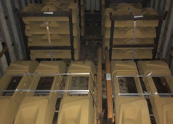 Layanan OEM V-Process Pengecoran Pasir Suku Cadang Besi Penyeimbang untuk Mesin Konstruksi