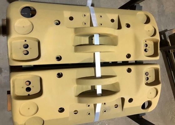 Suku Cadang Besi Cor Cetakan OEM Proses Vakum Bobot Penyeimbang Ekskavator Mini untuk Mesin Industri
