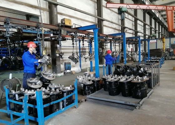 OEM Service Pasir Casting Bagian Besi Arms Harvesters IATF16949 Untuk Peralatan Berat