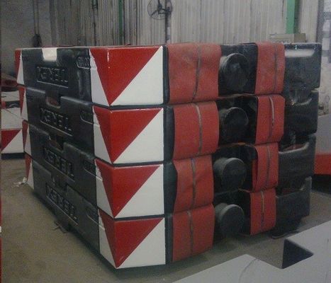 Pengecoran Vakum OEM GG150 10000kg Crane Counter Weight