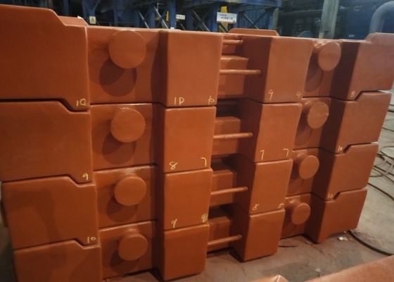 Pengecoran Vakum GG250 10000kg Crane Counterweight