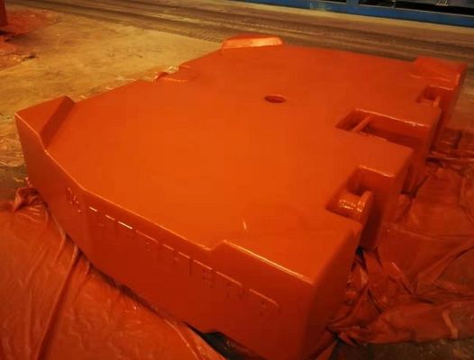 Pengecoran Vakum GG250 10000kg Crane Counterweight