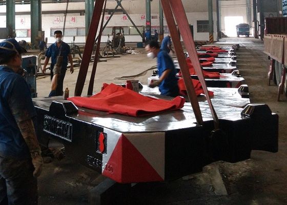 Bobot Penyeimbang Besi Cor GG150 Abu-abu 10000Kg Rekayasa Kustom OEM untuk Mesin Industri