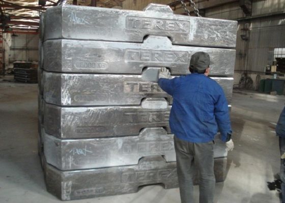 Pelapis Primer OEM Derek 10 Ton V-Process Pengecoran Pasir Besi Penyeimbang untuk Mesin Industri
