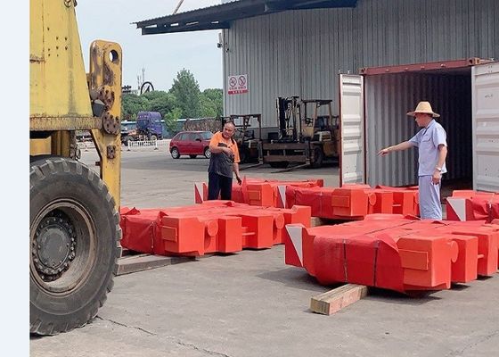 TS16949 Shot Blast Grey Iron 10000kg Crane Counterweight