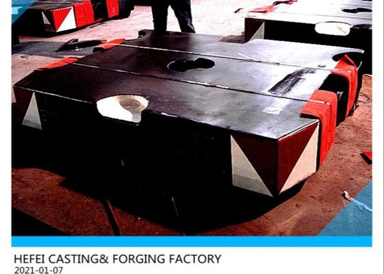 Vacuum Cast Iron GG250 10000kg Crane Counterweight