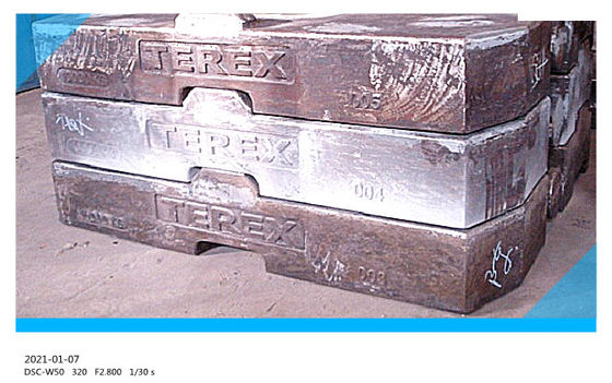 Poles GG250 Crane Vacuum Cast Iron Counterweight
