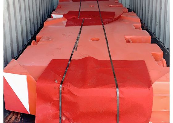 OEM Kualitas Tinggi 10000kg GG150 V-Proses Cast Iron Counter Berat untuk Mesin Teknik