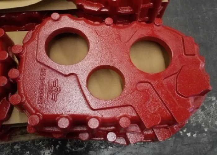 OEM Kualitas Tinggi Pasir Cast Iron Bagian Transfer Case Kualitas Tinggi Kebebasan Pemesinan Kecil
