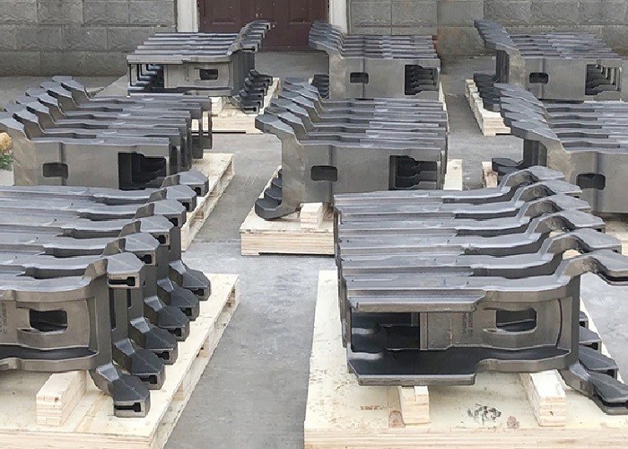 OEM Kualitas Tinggi Pasir Casting Bagian Mesin Besi Counter Berat Untuk Platform Kerja Udara