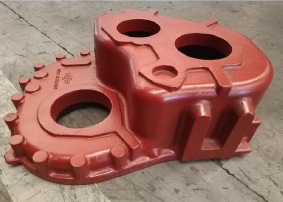 Layanan OEM Tersedia Cor Besi Tuang Bagian Truk Transfer Case Dimensi Akurat Dengan Pengecatan Akhir