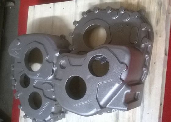 Sand Casting Iron Truck Parts Transfer Housing Untuk Mesin Industri Dengan Layanan OEM Tersedia