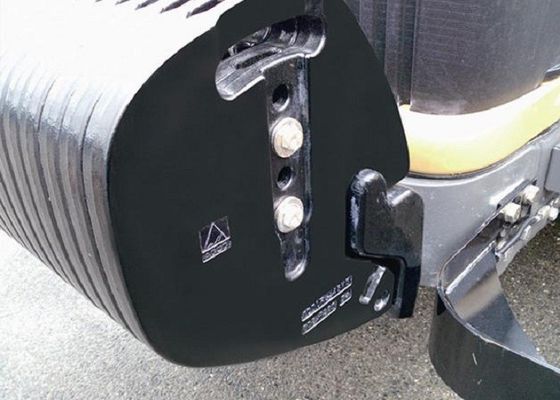 Bagian-bagian Mesin Konstruksi Pengecoran Pasir Counterweight Kecil Dengan Lukisan Selesai